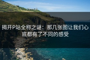 揭开P站全称之谜：那几张图让我们心底都有了不同的感受
