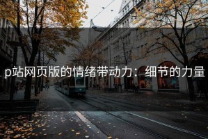 p站网页版的情绪带动力：细节的力量